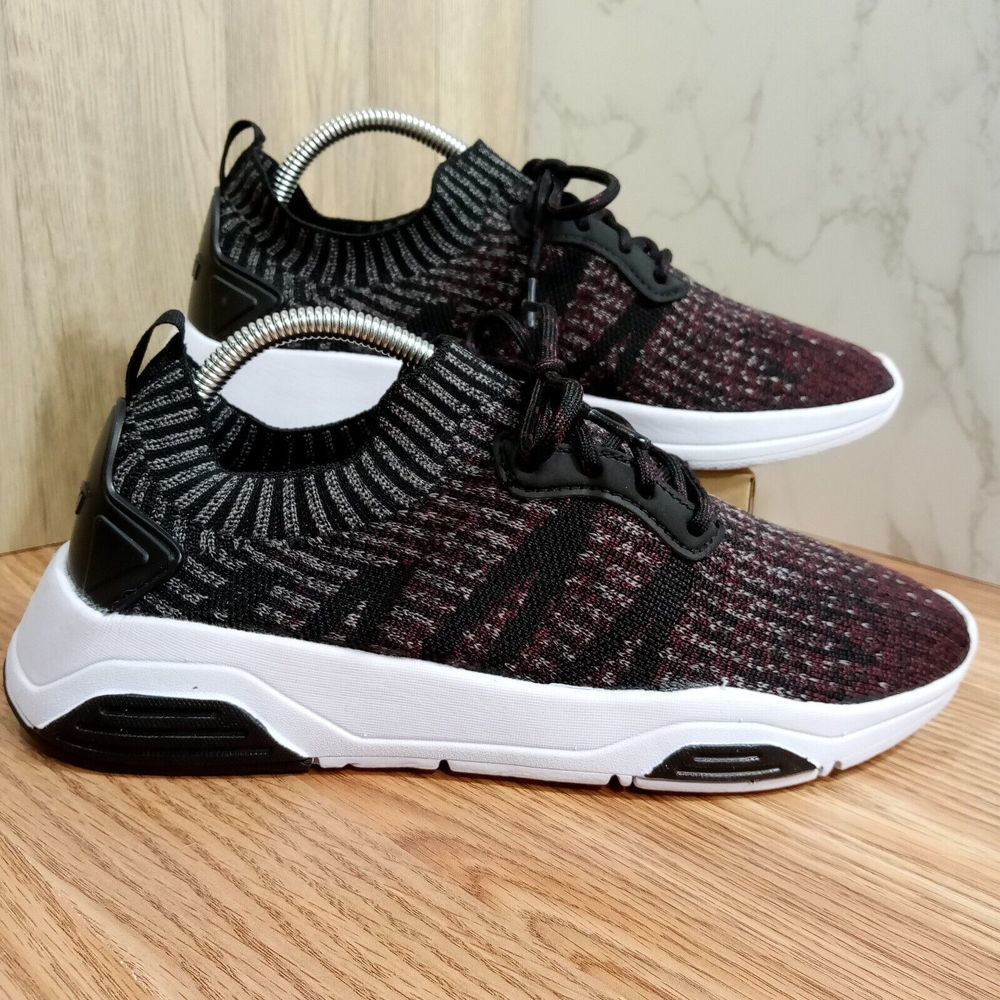 Avia Sneaker Womens 7.5 EnduroPro Mesh Black Red Lightweight
